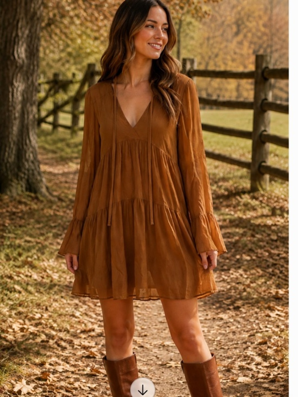NWT Young Broke & Fabulous boho Sheer Tunic Dress